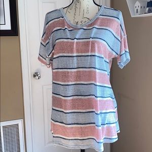 Striped Top Size L